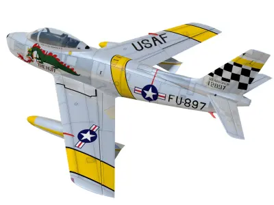North American F-86 F Sabre 3D model