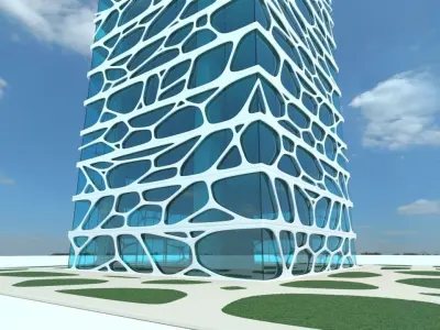 Skyscraper future 3D model