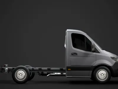 Mercedes Sprinter Chassis Single Cab L1 FWD 2020 3D model
