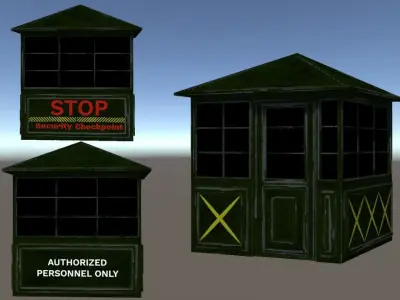 Army Base 3D 3D model