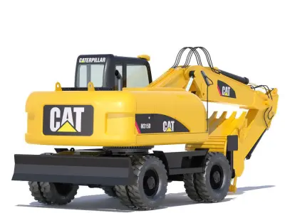 Wheel Excavator Cat 315D 3D model