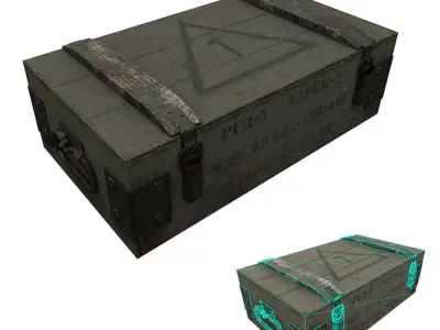 Kit Box Rgd 5  Low-poly 3D model