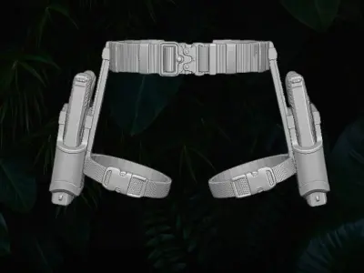 Lara Croft Fan Art Kit 3D printable File For Action Figures  3D print model