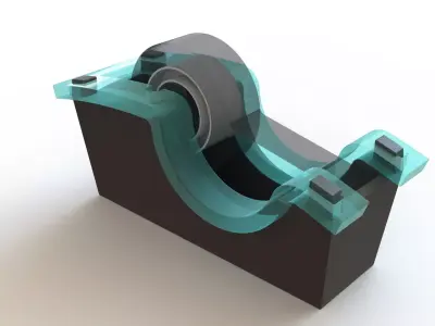 Tape Dispenser Free 3D model
