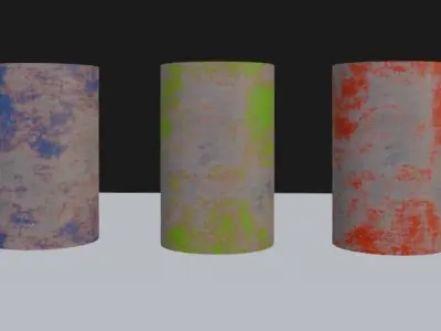 Barrel Collection  Low-poly 3D model