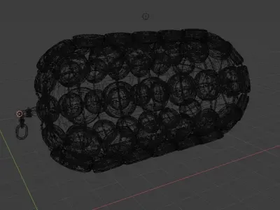 Ship fender Low-poly 3D model