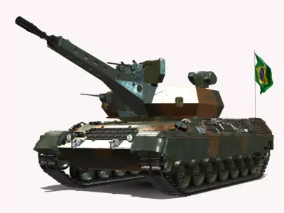 LEOPARDO 1 A5 TORC30BR Low-poly 3D model