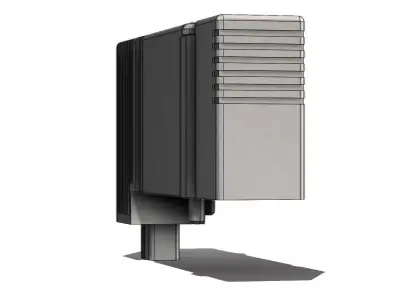 Placa de Blanking SMC SY50M 26 1A Plate 3D model