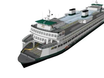 Washington State Ferry 3D model