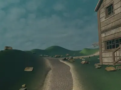 Island Settlement 3D model purchase