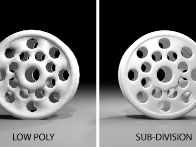 Wheel Rim 8 3D model