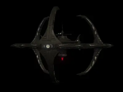 SCI-Fi DeepSpace StarTrek 3D model