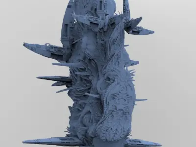 Zombie Genma Zeppelin 3 3D model