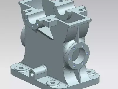 Gear Box Design 3D model