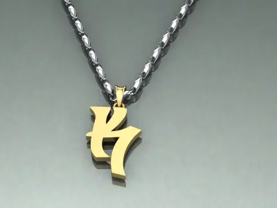 Pendant K-k1 3D print model