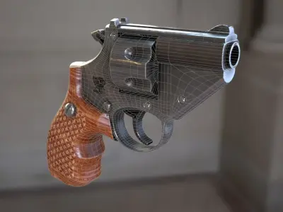 Toy Revolver 3D model