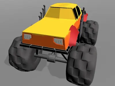 Monster Trucks Pack 3D model
