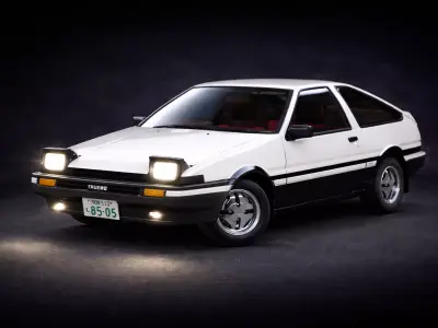 Toyota Sprinter Trueno AE86 3D model