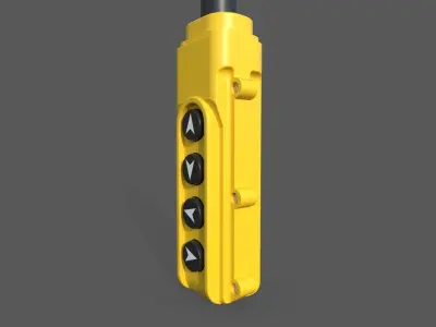 Crane Controller M8 Low-poly 3D model