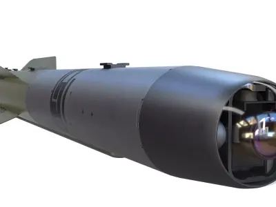  Blue Arrow 11  Air-to-Surface-Missile 3D model