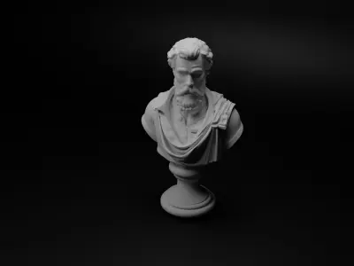 Italian Condottieri Bust Chess 3D print model purchase