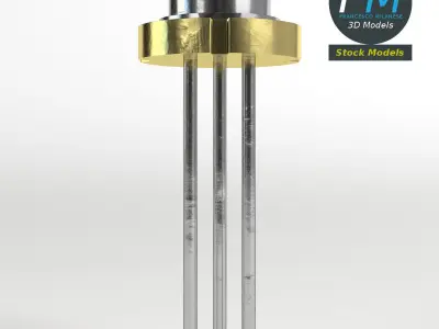 Laser diode 3D model