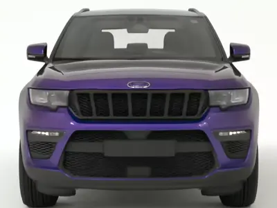 Jeep Grand Cherokee 4xe Purple Pearlescent 3D model