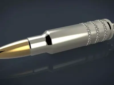 Pendant bullet 3D print model