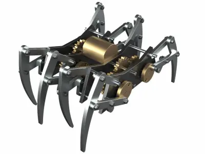 Spider Robot 3D model get