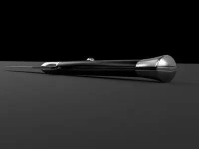 Switchblade knife - Stiletto 3D model
