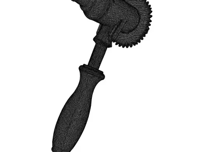 Steampunk Engraving Rotary Tool 3D model