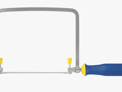 Saws Collection 3D Model frame with handles 3D model
