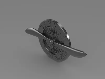 Spyker logo Free 3D model