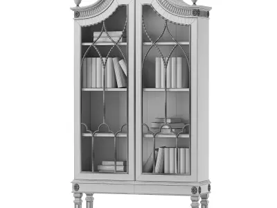 ebanista saville showcase cabinet 3D model
