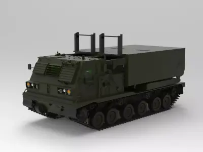 M270 Multiple Launch Rocket System 3D model by tanks