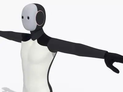 Humanoid Robot 3D model 3