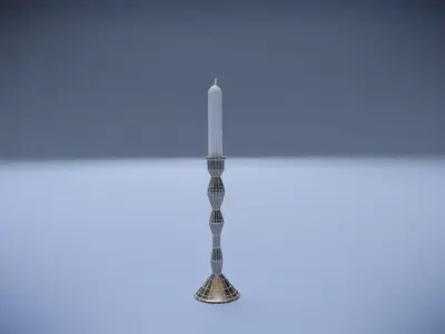 Candlestick Low-poly 3D model purchase