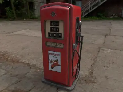 Gas-pump  3D model