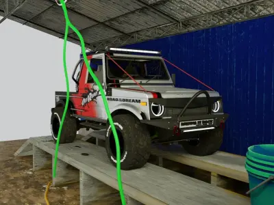 gypsy modified Low-poly 3D model