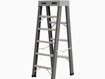 Ladder 06  Low-poly 3D model