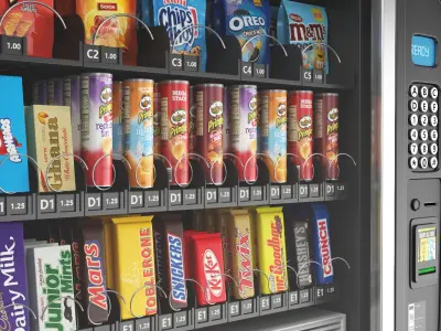 Vending Machine With Candy 3D model