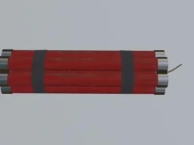 dynamite Low-poly 3D model