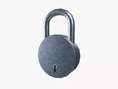 Pad Lock 3D model