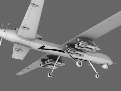 MQ-9 Reaper Drone 3D model