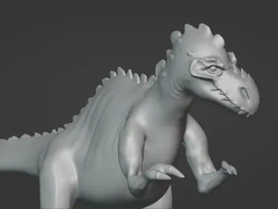 Dinosaur 3D print model 10