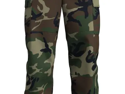 BDU-Battle Dress Uniform Pants - Marvelous Designer  3D model
