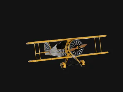 Light Aircraft 3D model get