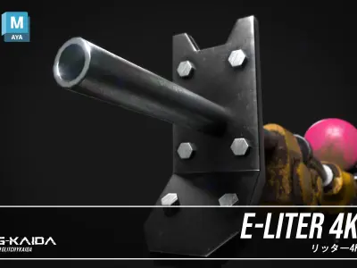 Prop - Weapon - E-Liter 4k 3D model
