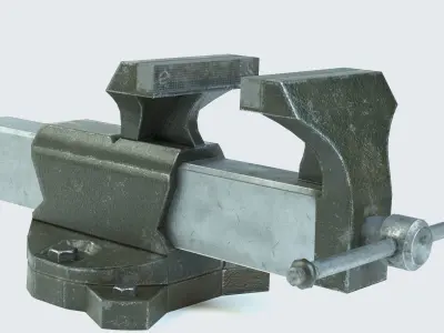 vice tool Low-poly 3D model
