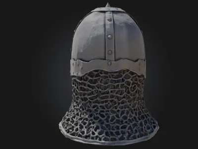 Viking Warrior Helm 3D model